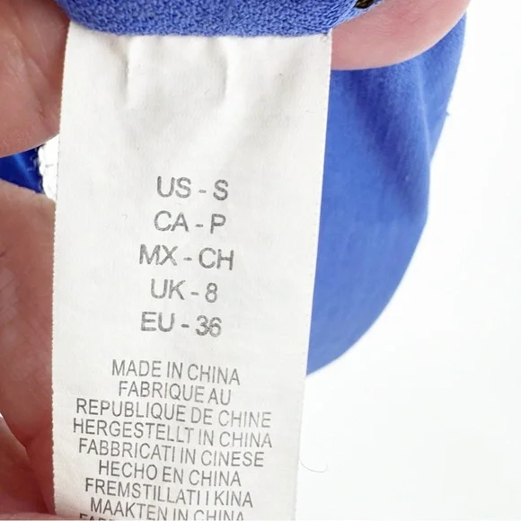 ✅ Polo‎ RALPH LAUREN ROYAL Blue One Piece Swimsuit WITH YELLOW HORSE SIZE SMALL - Picture 7 of 7